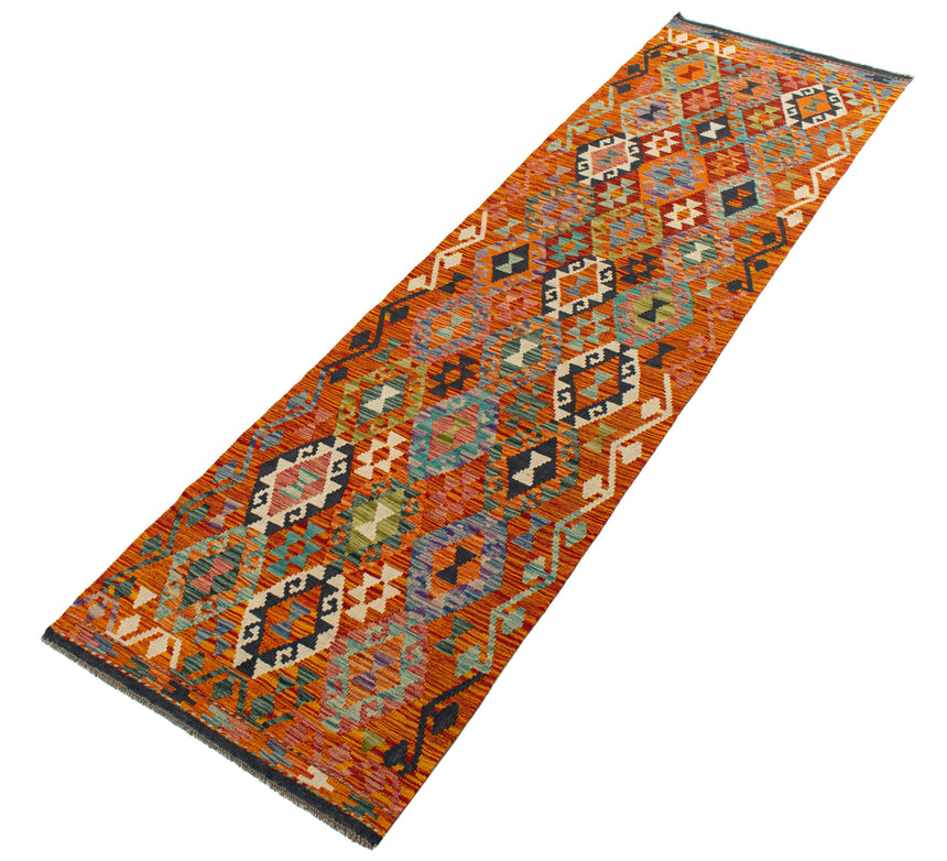 Kilim Afgano | 298 x 81 cm