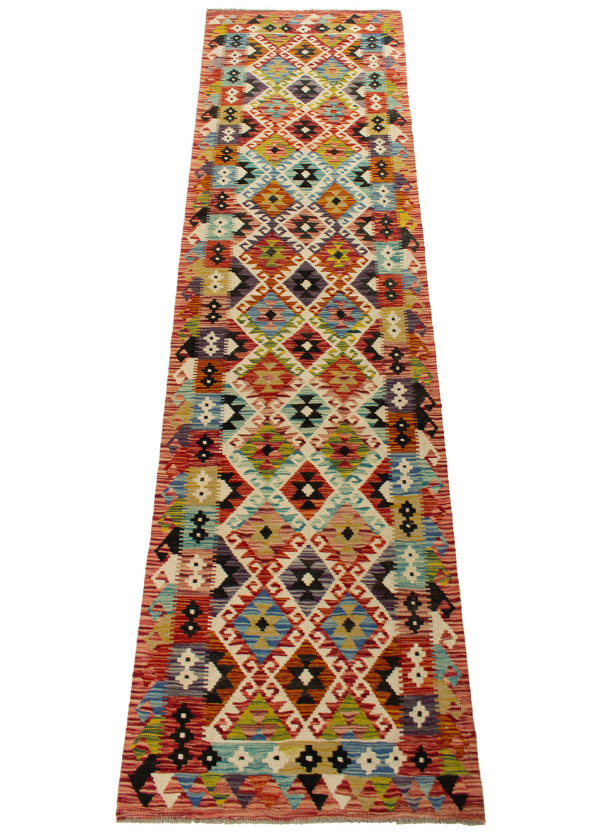 Kilim Afgano | 292 x 81 cm