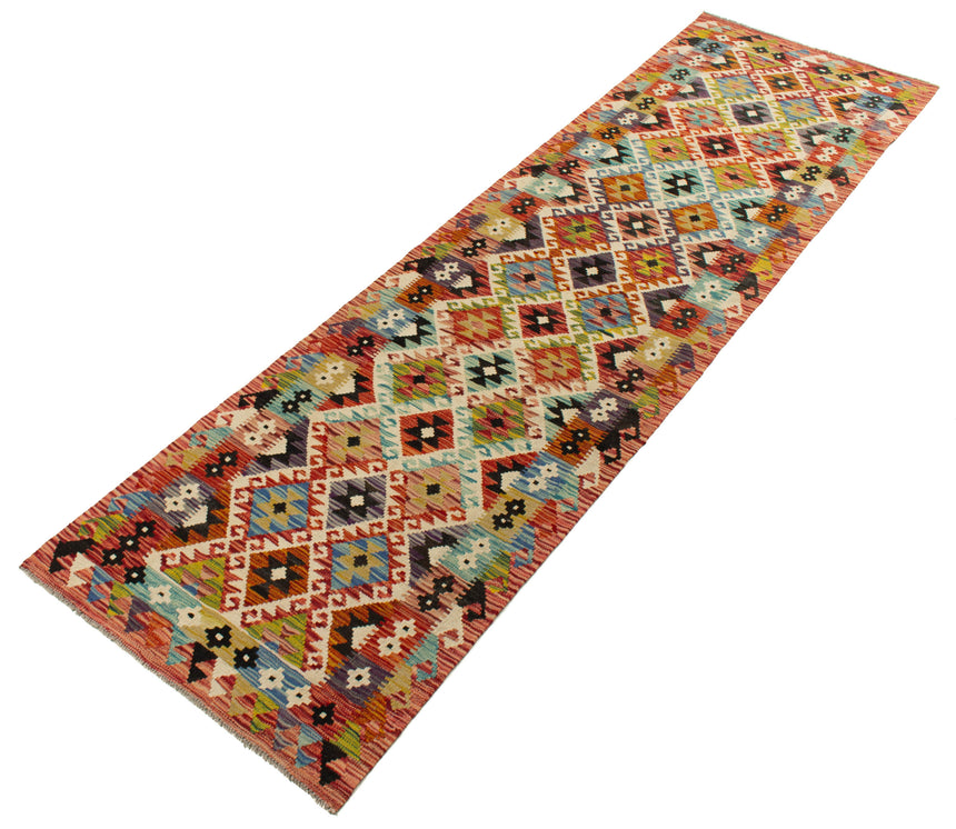 Kilim Afgano | 292 x 81 cm