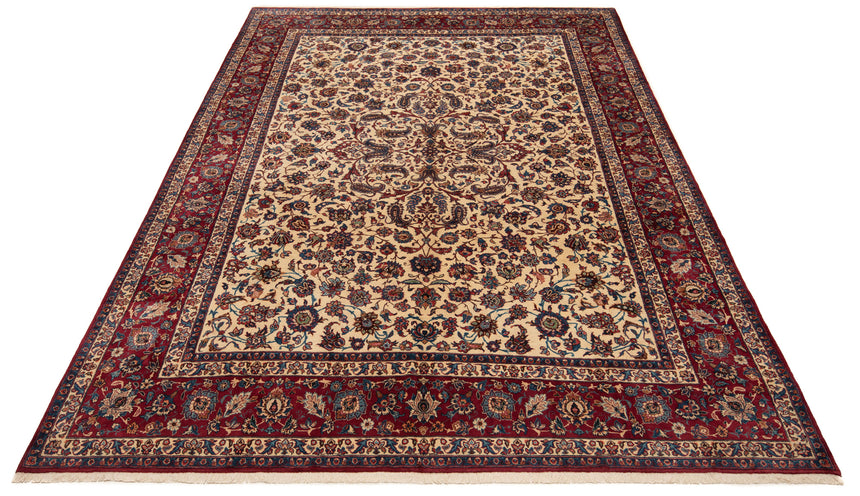 Alfombra Persa Yazd Antigua 80 Años | 452 x 297 cm