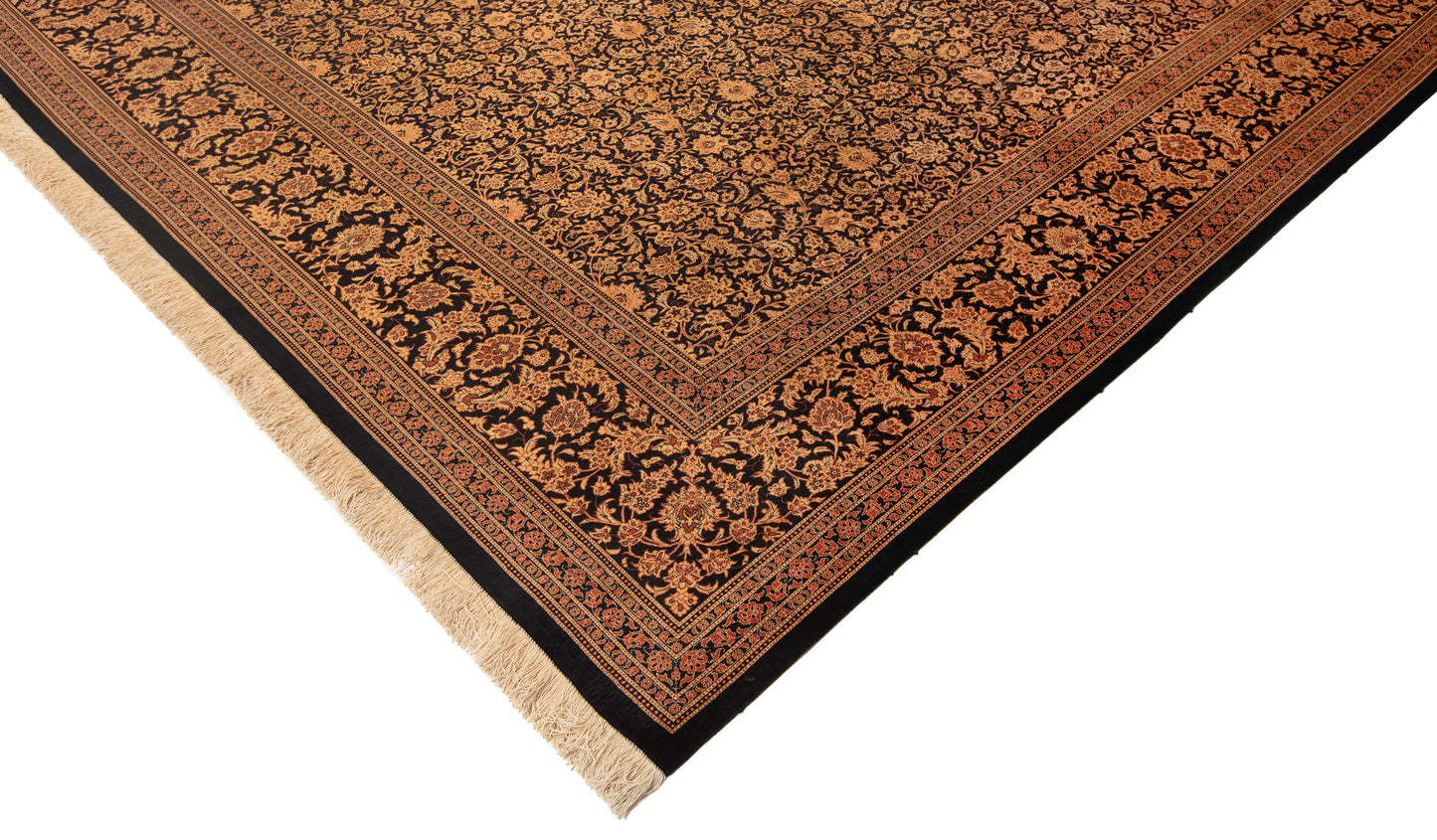 Alfombra persa Qom Silk Khaleghi | 396 x 297 cm