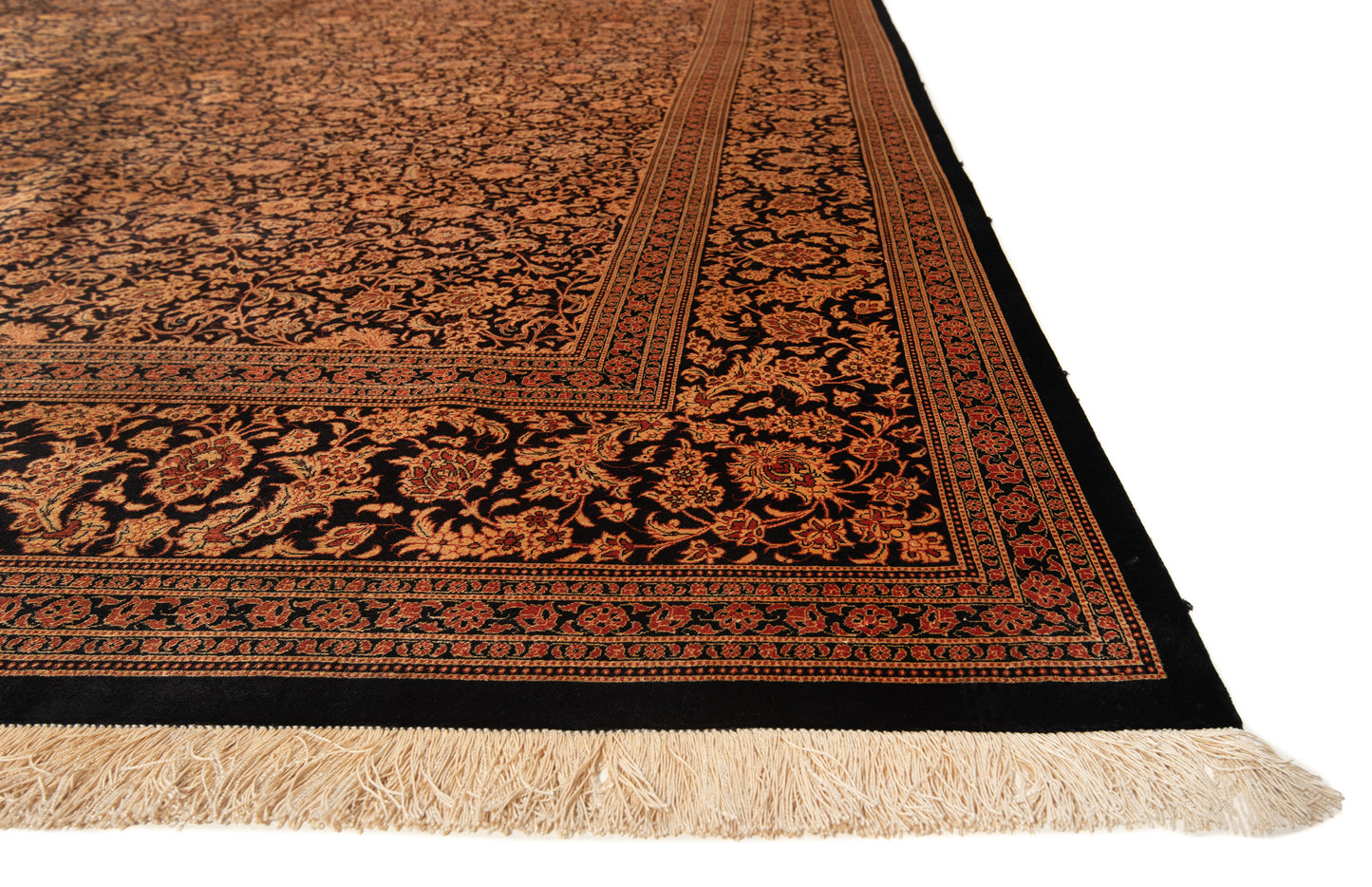 Alfombra persa Qom Silk Khaleghi | 396 x 297 cm