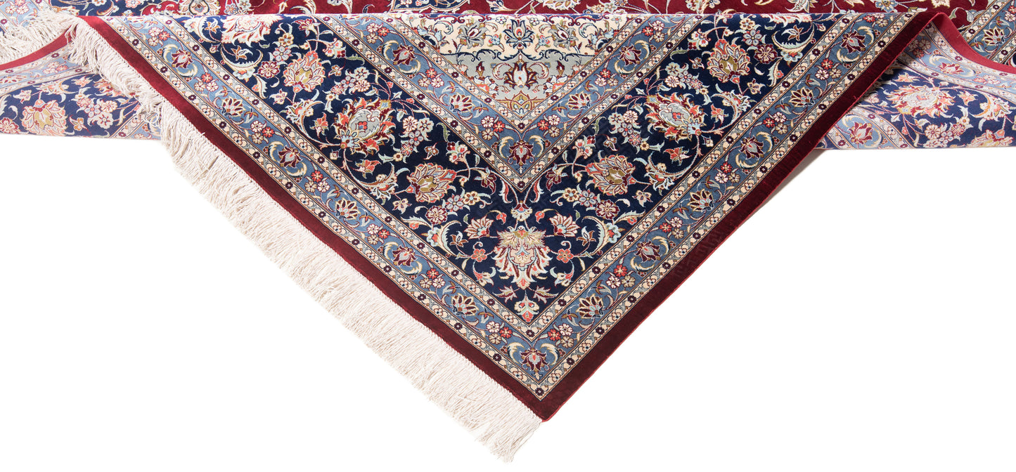 Alfombra persa Kashan Silk Moradi | 306 x 197 cm