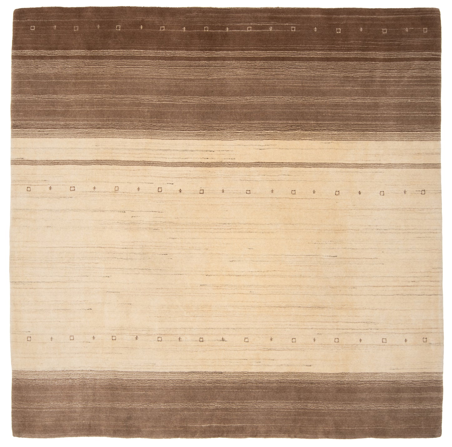 Alfombra de Handloom | 250 x 250 cm