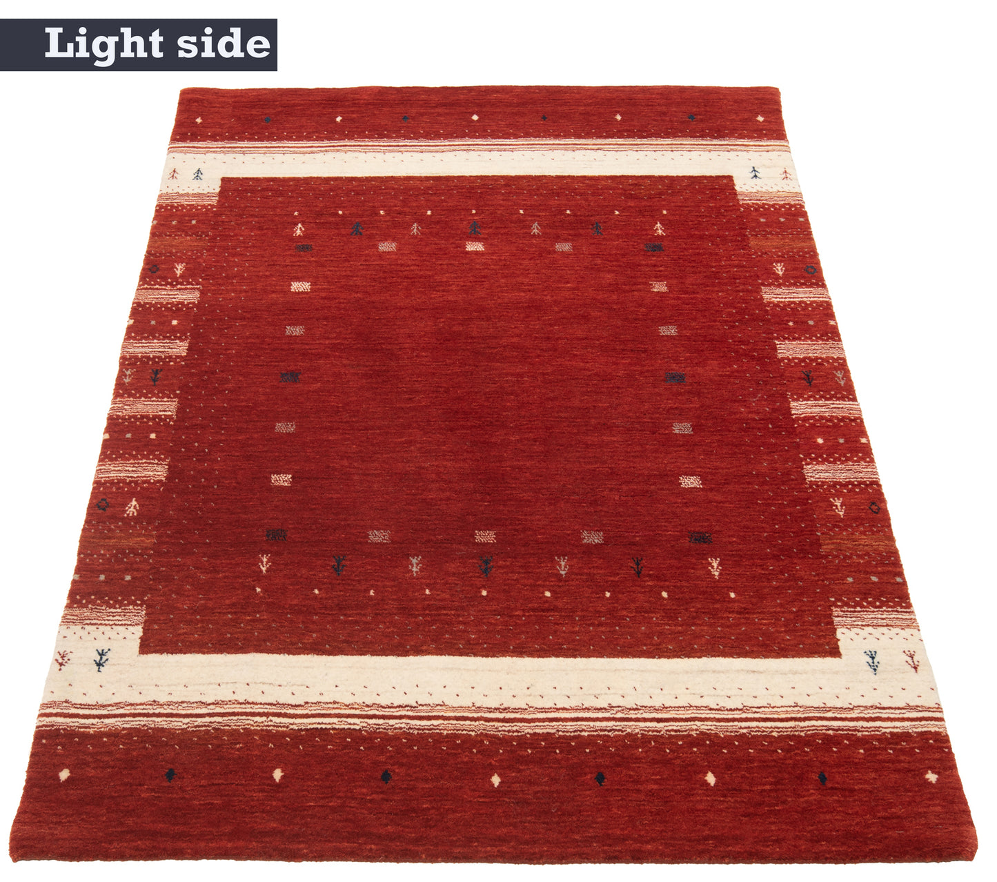Alfombra de Handloom | 181 x 123 cm