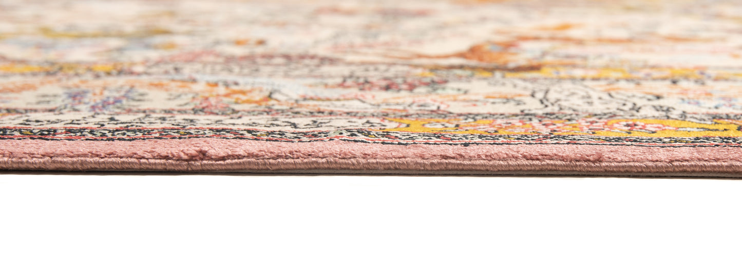 Alfombra persa de seda Qom | 151 x 100 cm