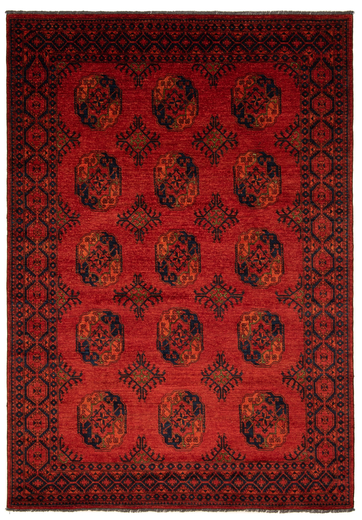 Carpete afegão | 281 x 199 cm