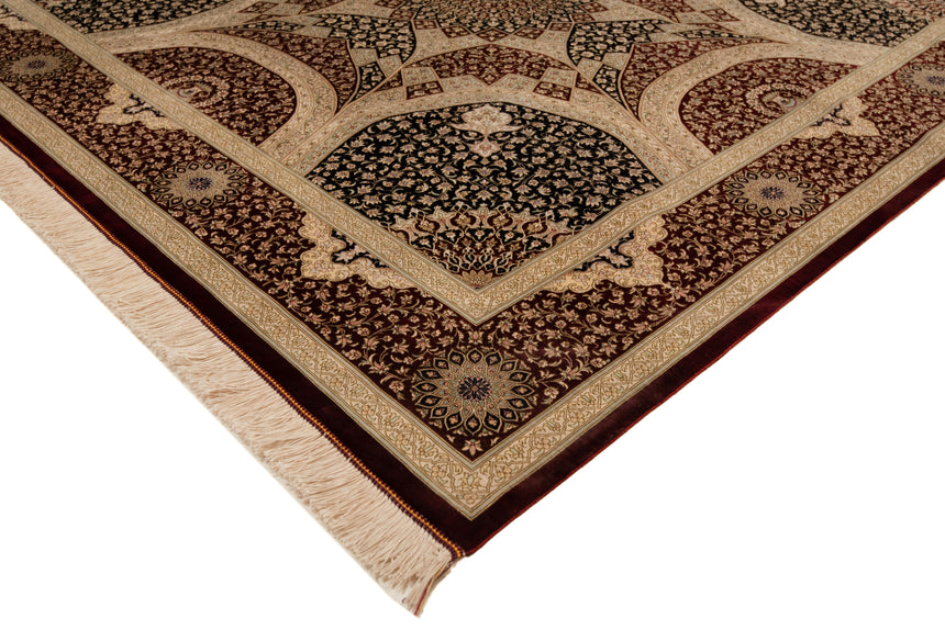 Persian Qom Silk Kazemi Rug | 197 x 195cm