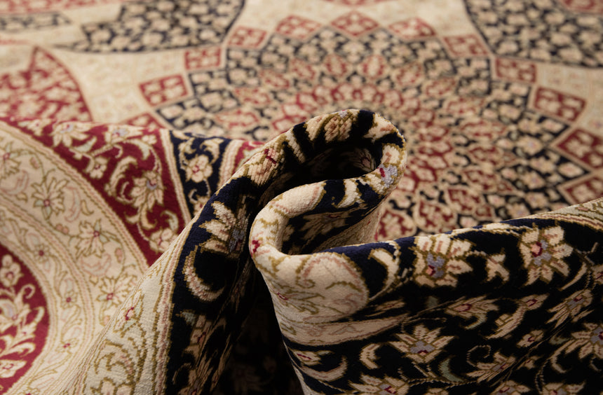 Persian Qom Silk Kazemi Rug | 197 x 195cm