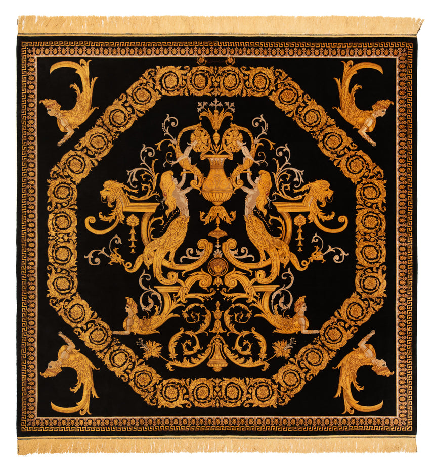 Rashtizadeh Persian Qom Silk Rug | 202x204cm