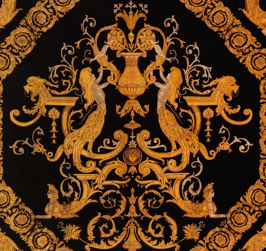 Rashtizadeh Persian Qom Silk Rug | 202x204cm