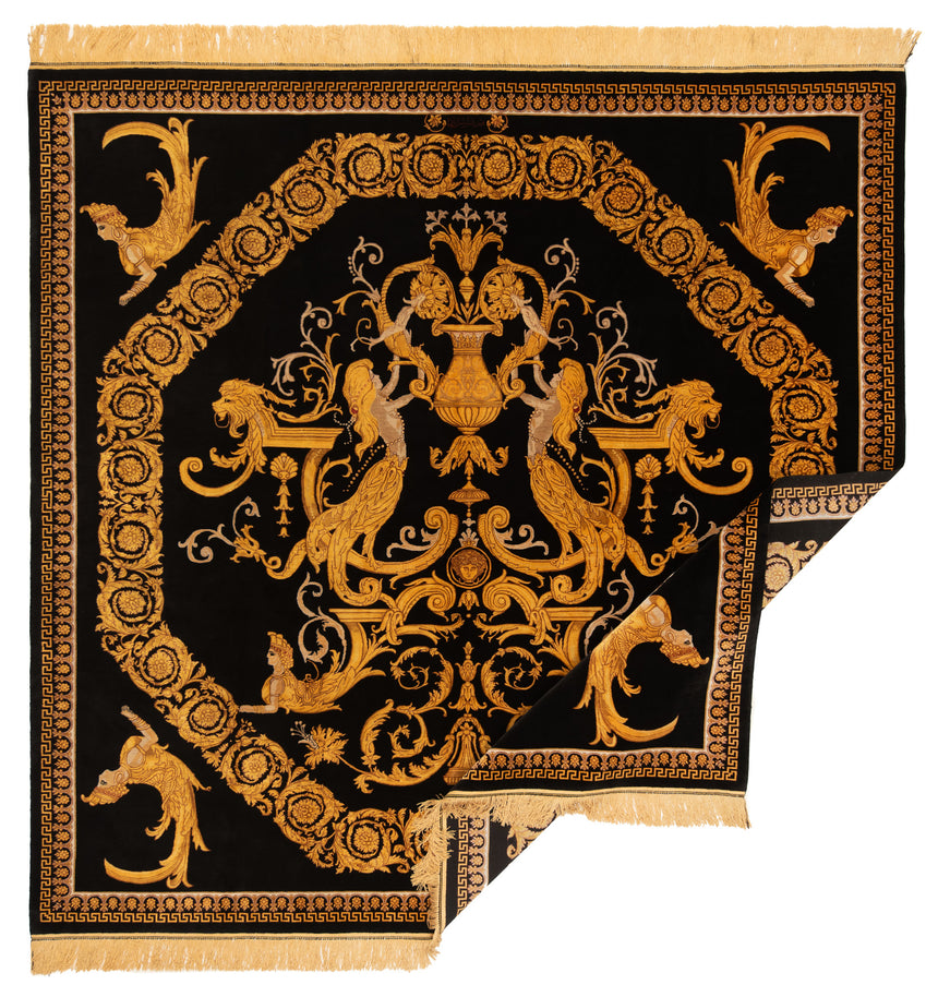 Rashtizadeh Persian Qom Silk Rug | 202x204cm