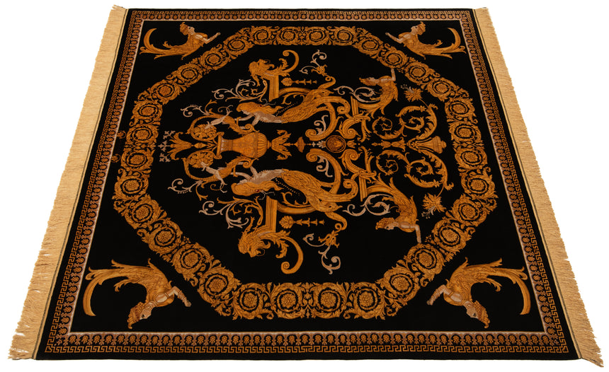 Rashtizadeh Persian Qom Silk Rug | 202x204cm