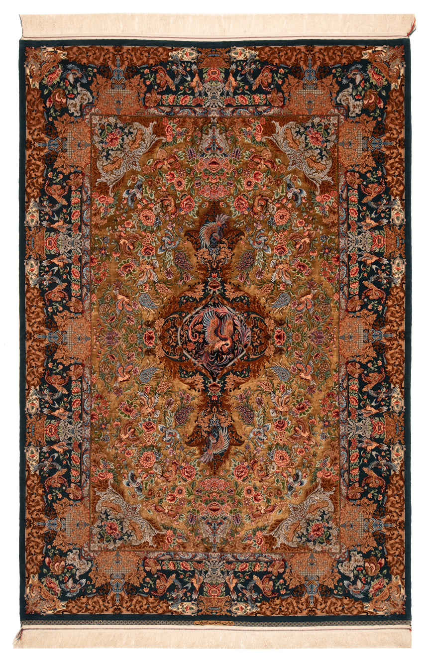 Isfahan Mirzaie Persian Rug | 321 x 219 cm