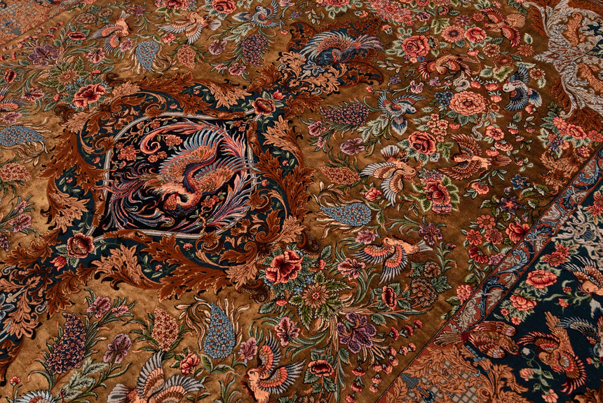 Isfahan Mirzaie Persian Rug | 321 x 219 cm