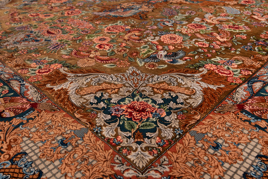 Isfahan Mirzaie Persian Rug | 321 x 219 cm