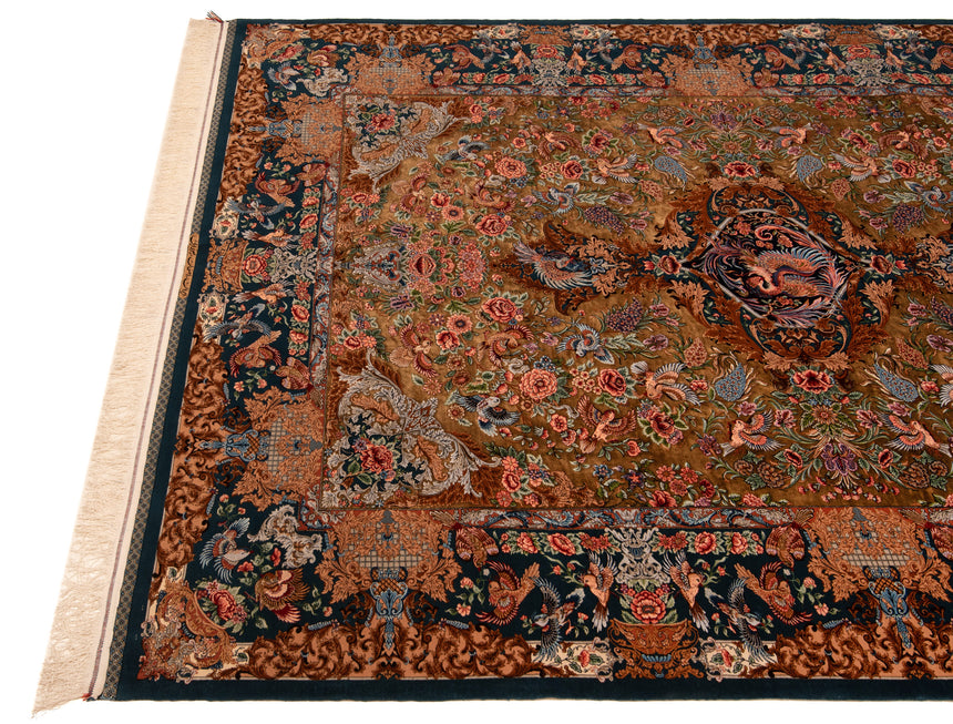 Isfahan Mirzaie Persian Rug | 321 x 219 cm