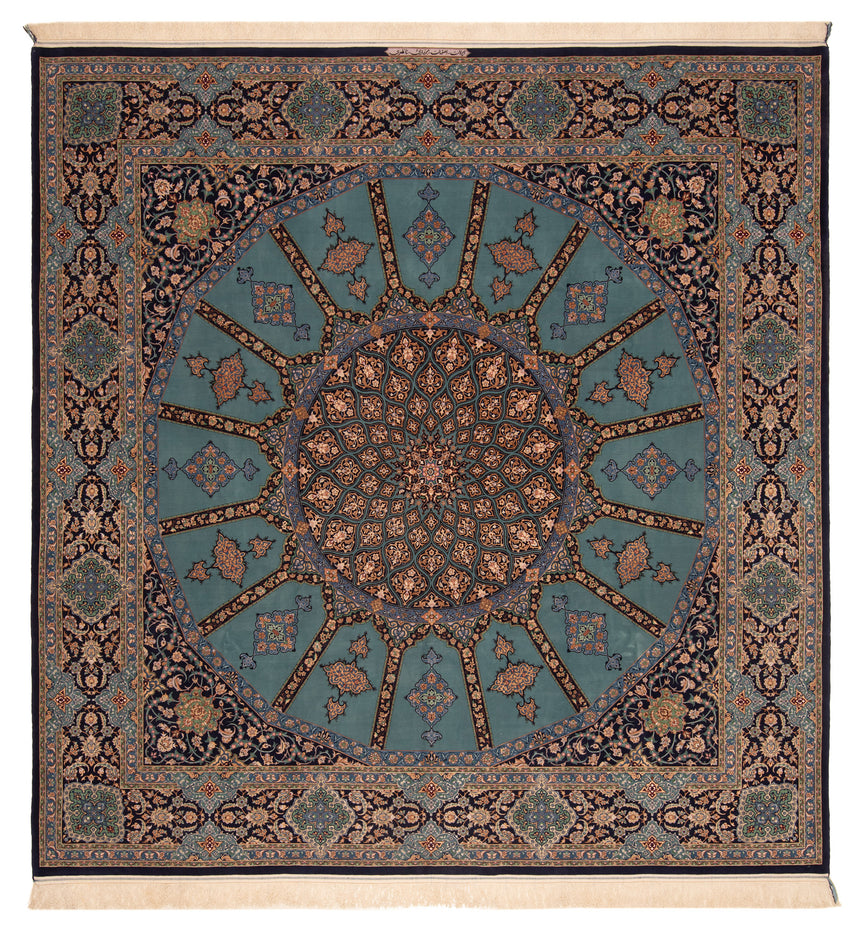 Alfombra persa Isfahan Mirzaie | 329 x 318 cm