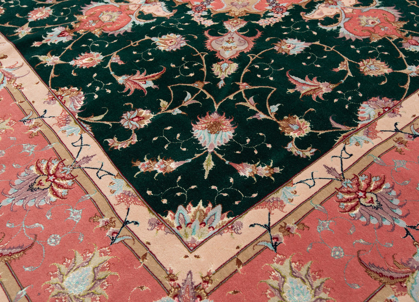 Alfombra persiana Tabriz 50Raj | 209 x 199 cm