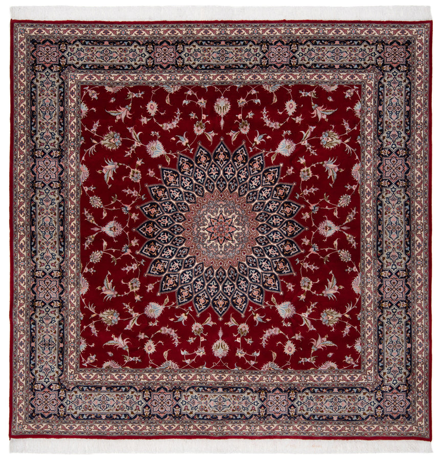 Alfombra persiana Tabriz 50Raj | 200 x 202 cm