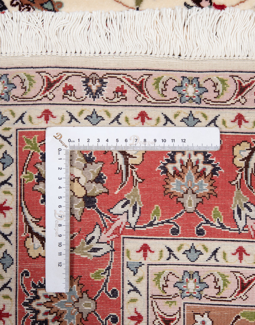 Alfombra persiana Tabriz 50Raj | 203 x 156 cm