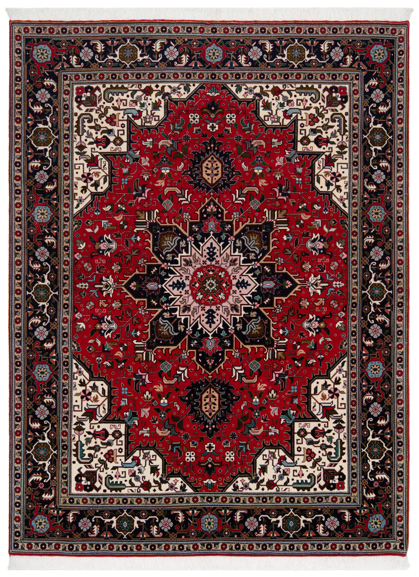 Alfombra persiana Tabriz 50Raj | 207 x 155 cm
