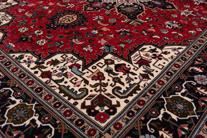 Alfombra persiana Tabriz 50Raj | 207 x 155 cm