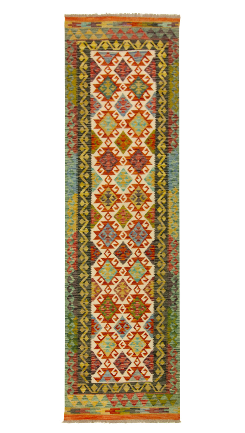 Kilim Afgano | 252 x 81 cm