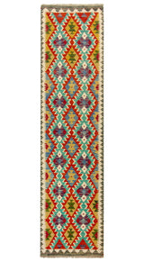 Kilim Afgano | 251 x 65 cm
