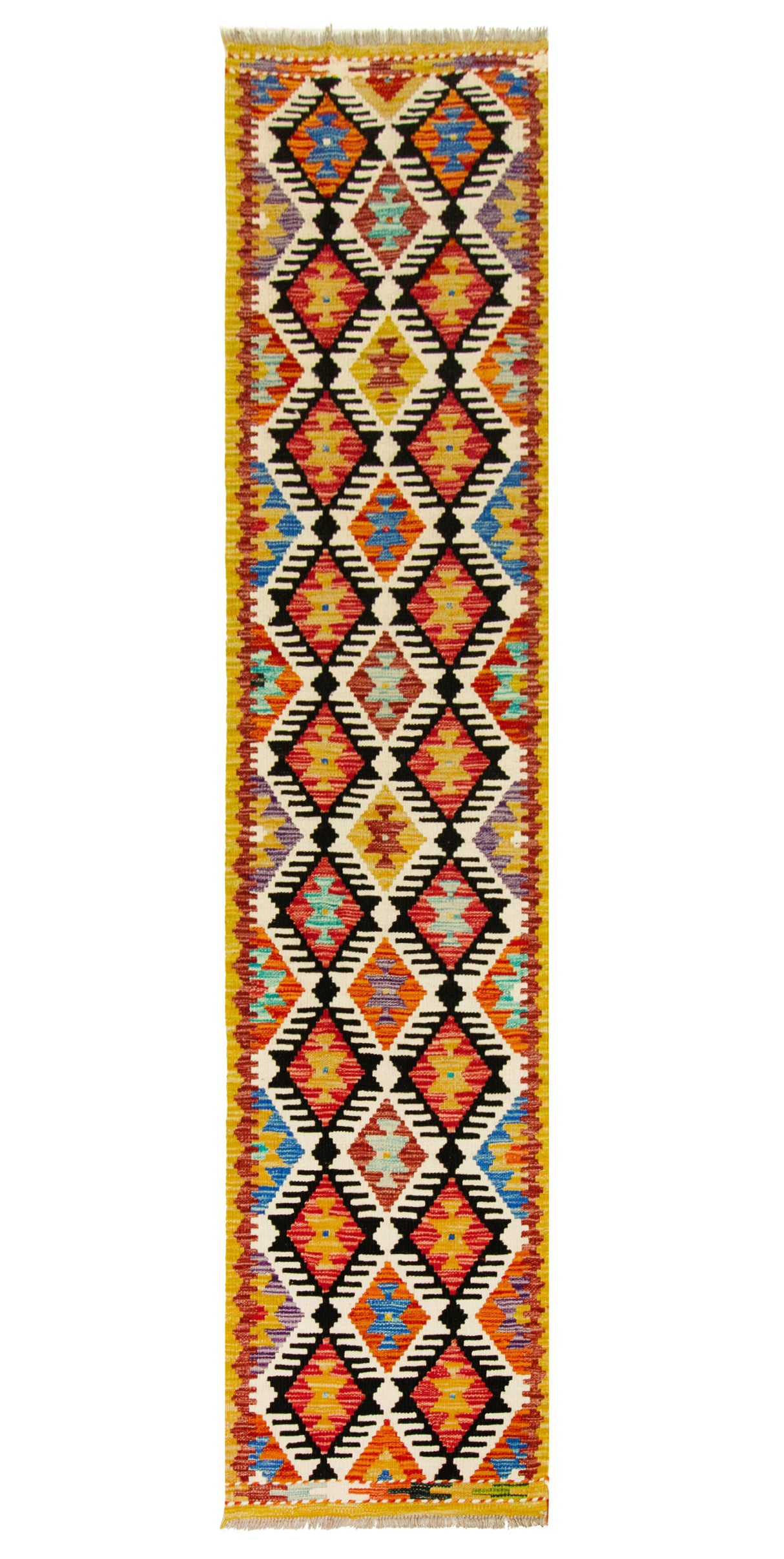 Kilim Afgano | 251 x 60 cm
