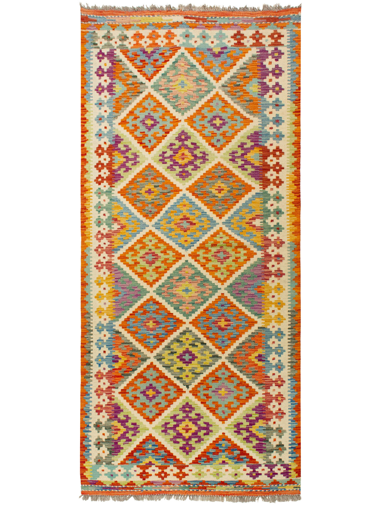 Kilim Afghan | 201 x 100 cm