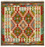 Kilim Afgano | 102 x 100 cm