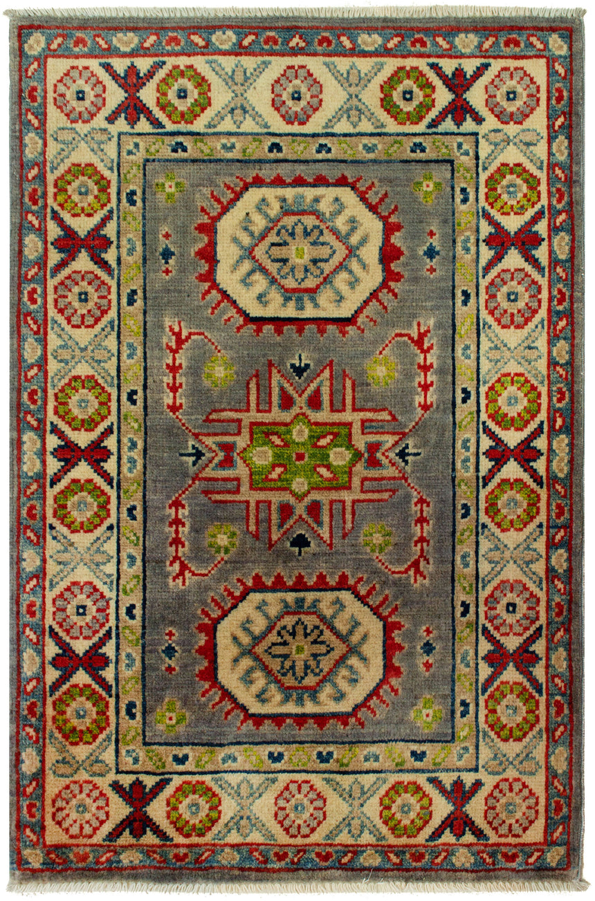 Alfombra Kazak | 91 x 64 cm