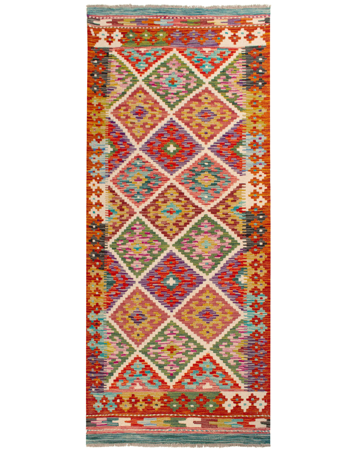 Kilim Afgano | 194 x 82 cm