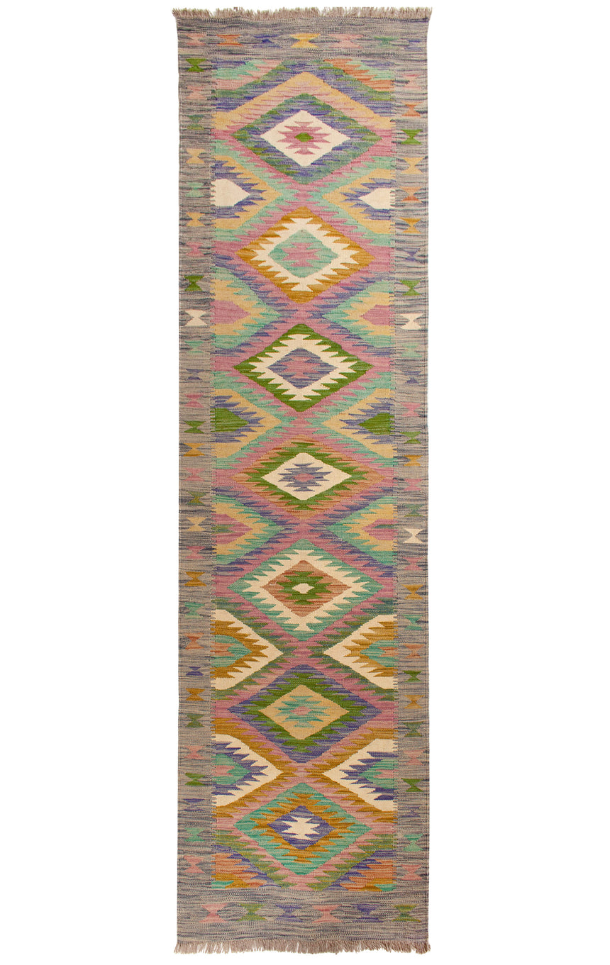 Kilim Afgano | 289 x 80 cm