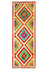 Kilim Afgano | 144 x 57 cm