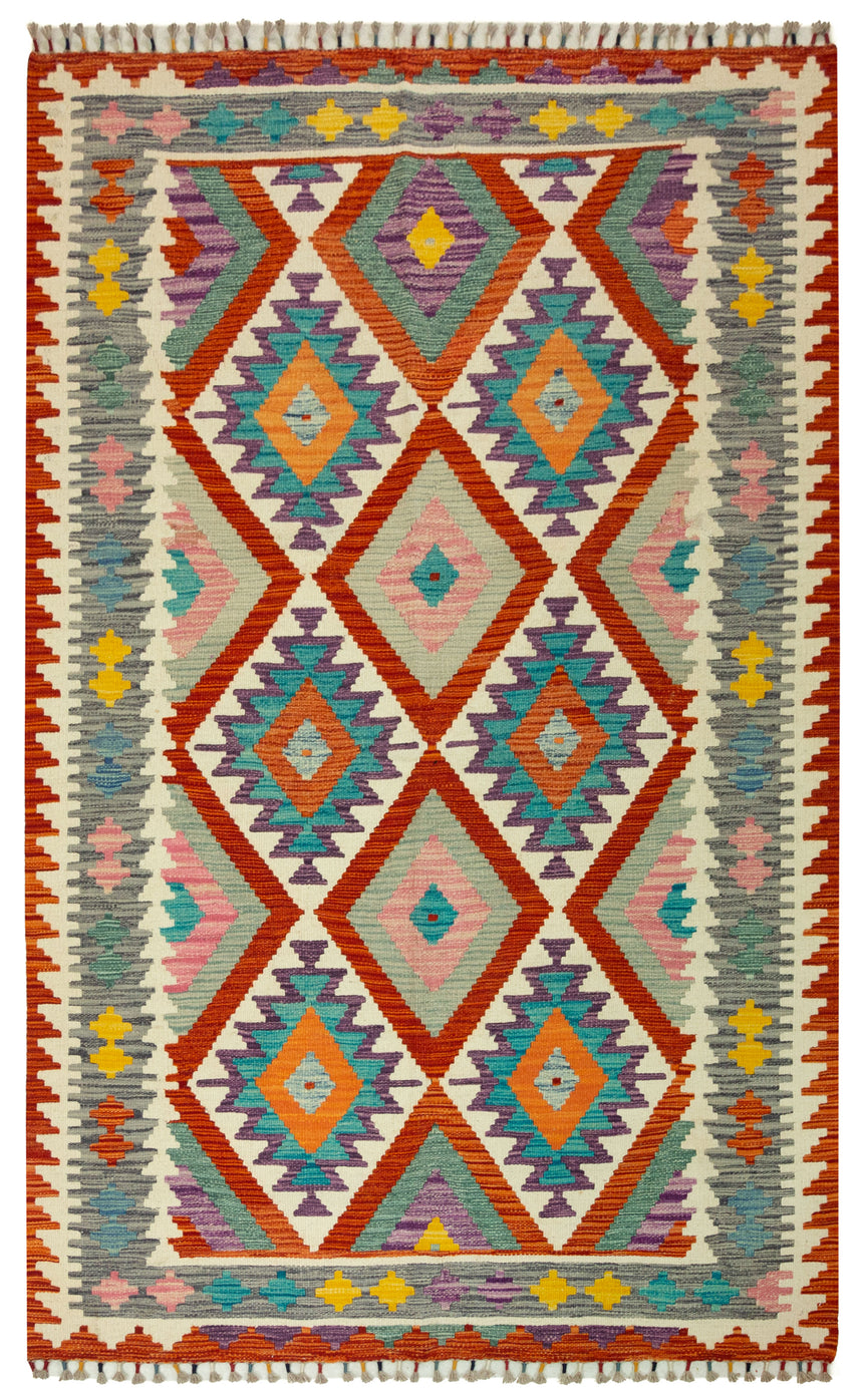 Kilim Afgano | 197 x 123 cm