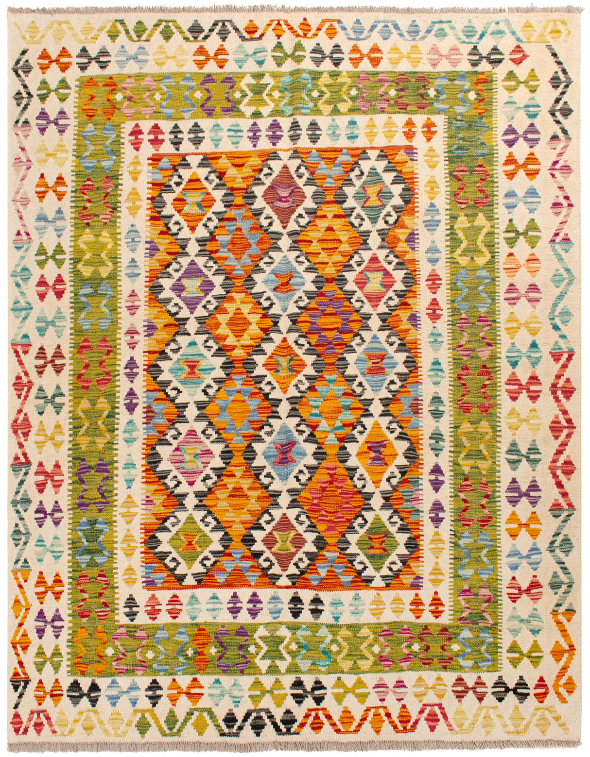 Kilim Afegão | 198 x 161 cm