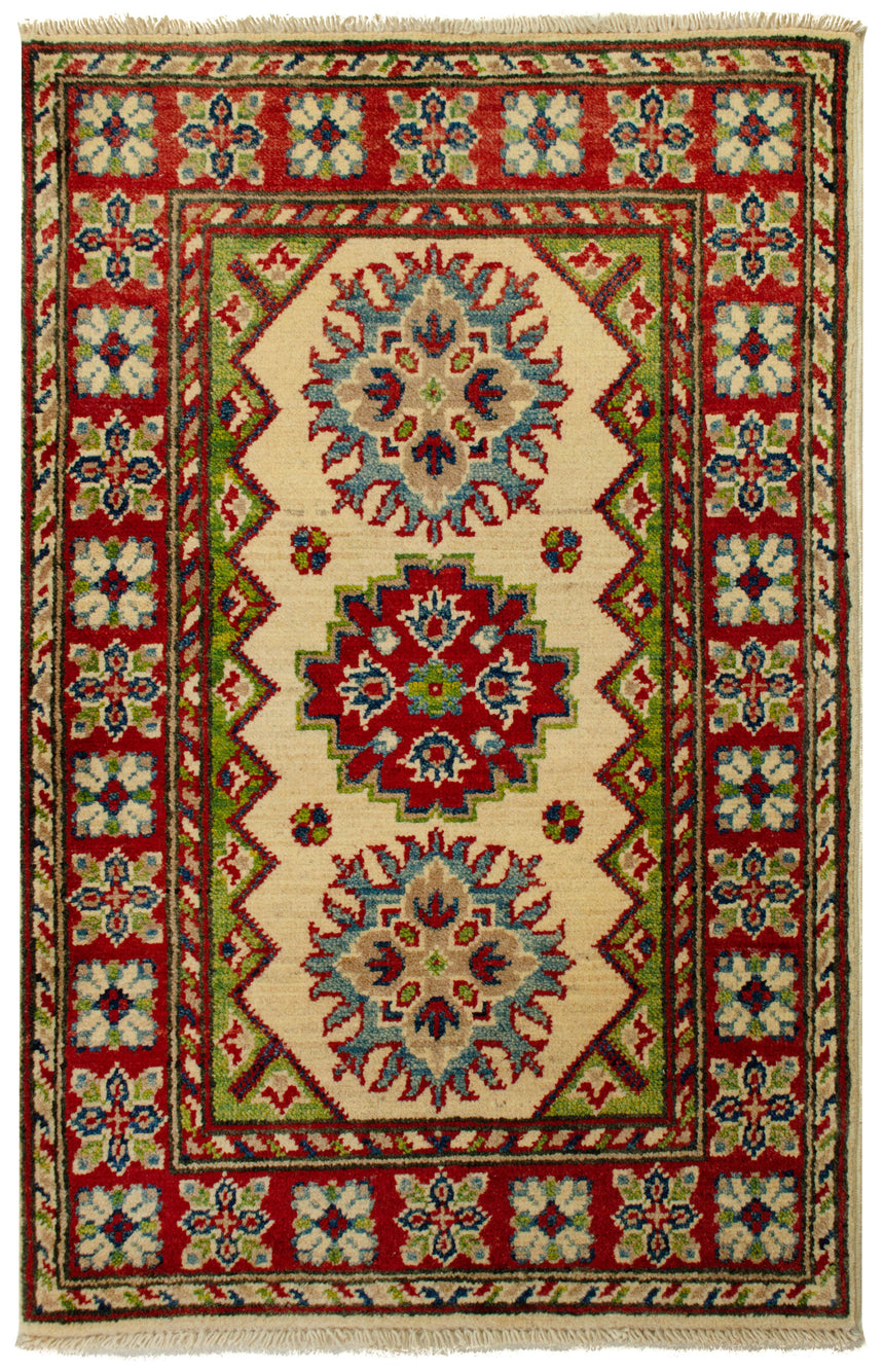 Alfombra Kazak | 92 x 62 cm
