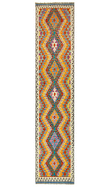 Kilim Afgano | 383 x 86 cm