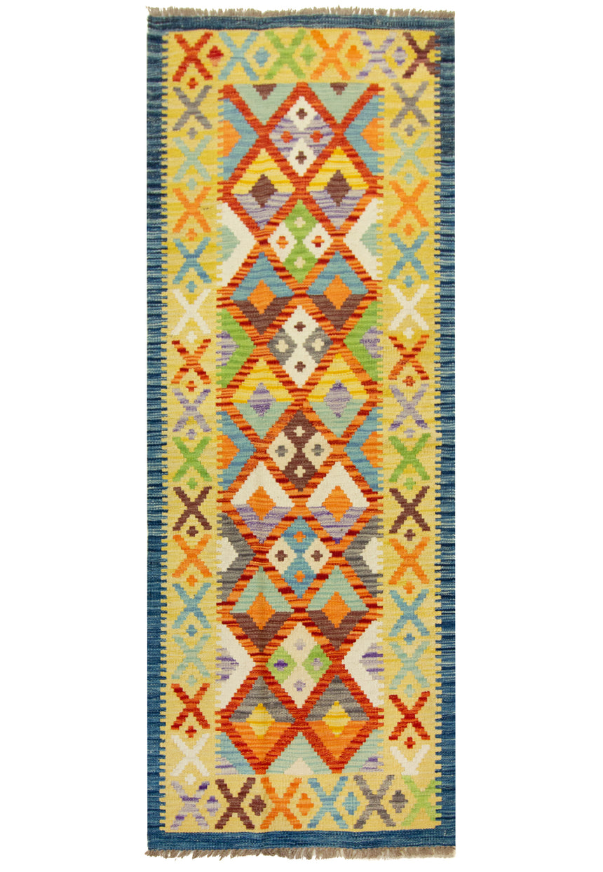 Kilim Afgano | 206 x 71 cm