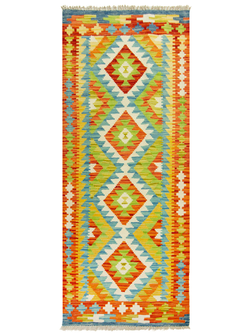 Kilim Afgano | 206 x 70 cm