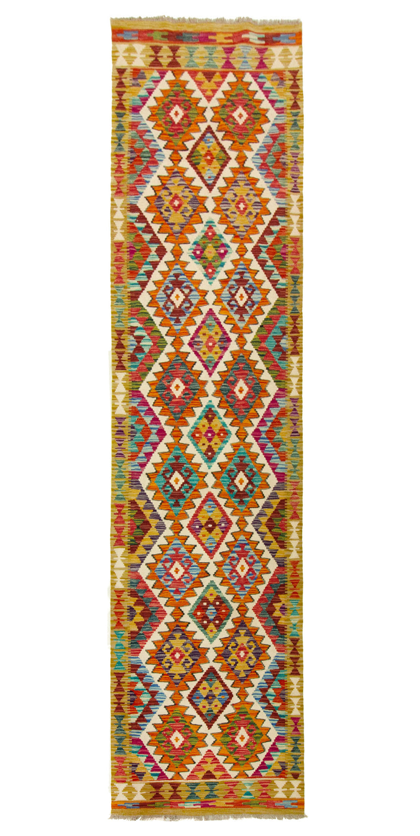 Kilim Afgano | 309 x 80 cm