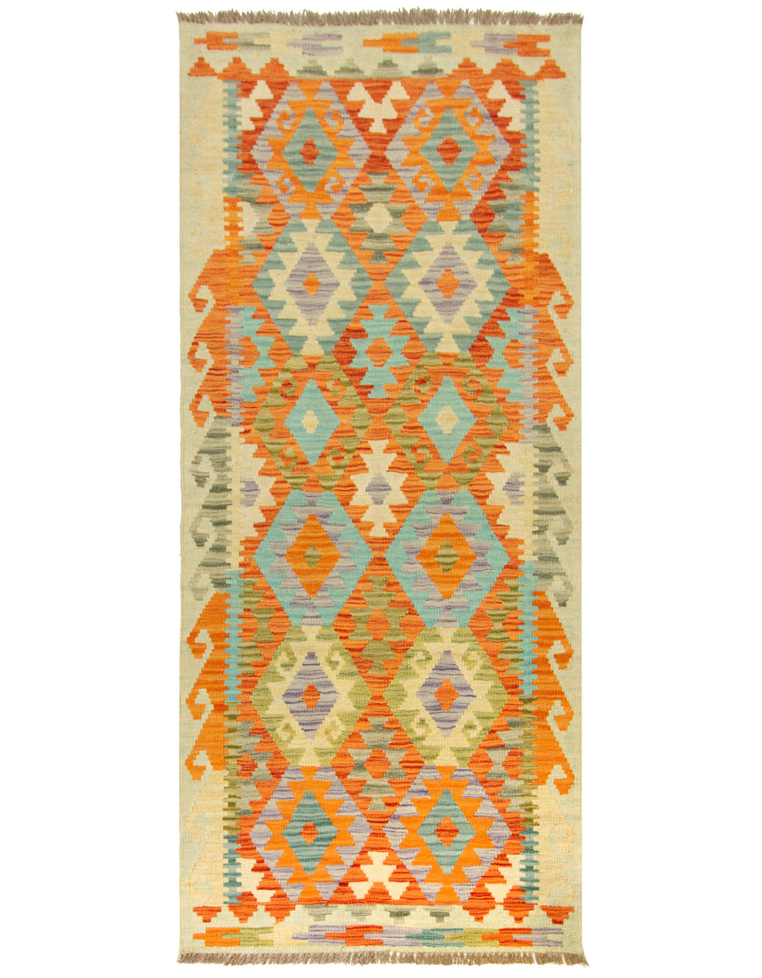 Kilim Afgano | 205 x 84 cm