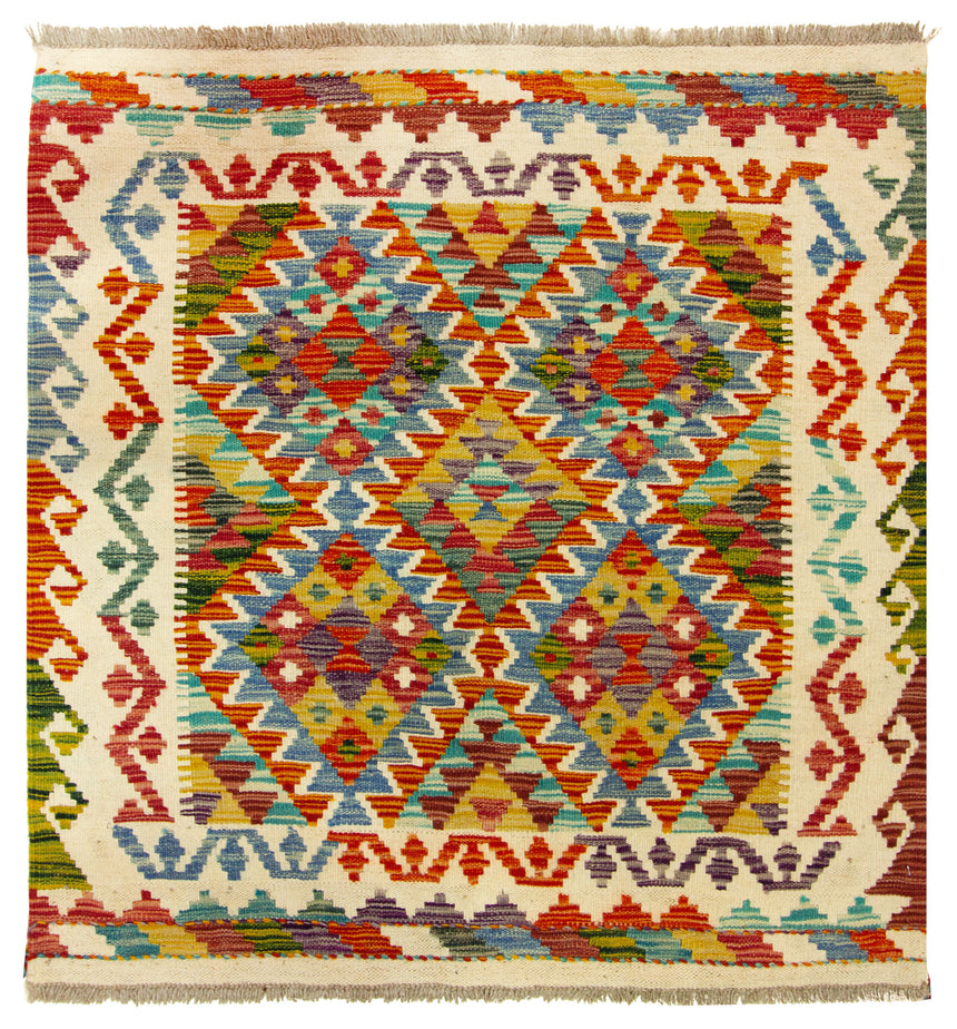Kilim Afgano | 101 x 99 cm