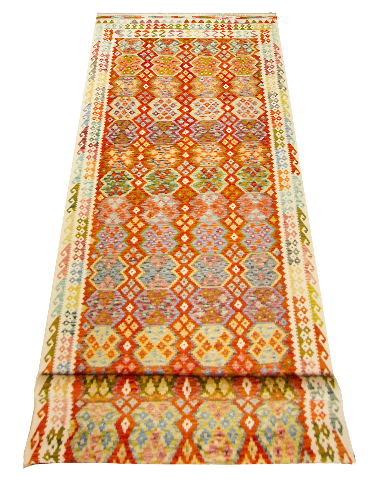 Kilim Afgano | 586 x 206 cm