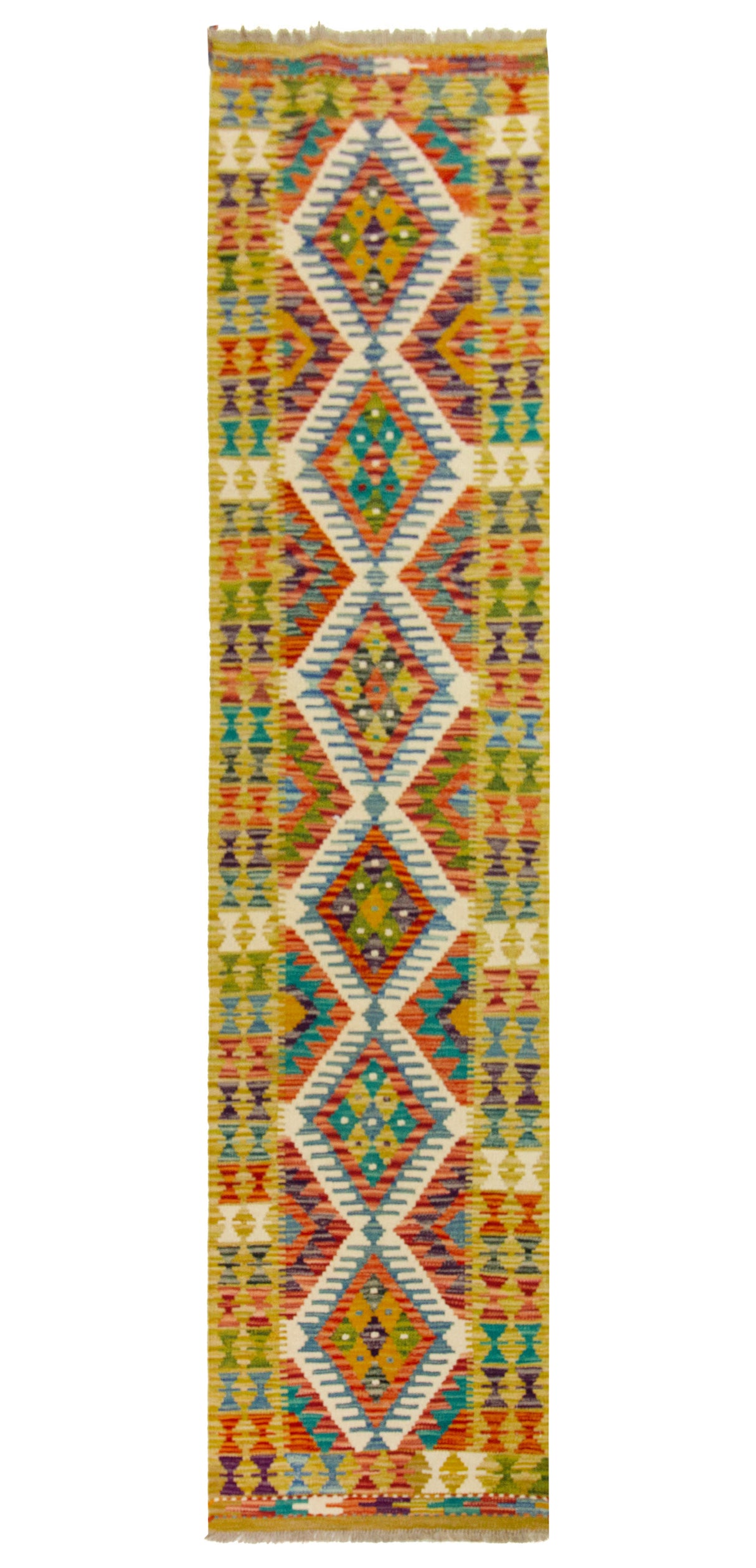 Kilim Afgano | 249 x 60 cm