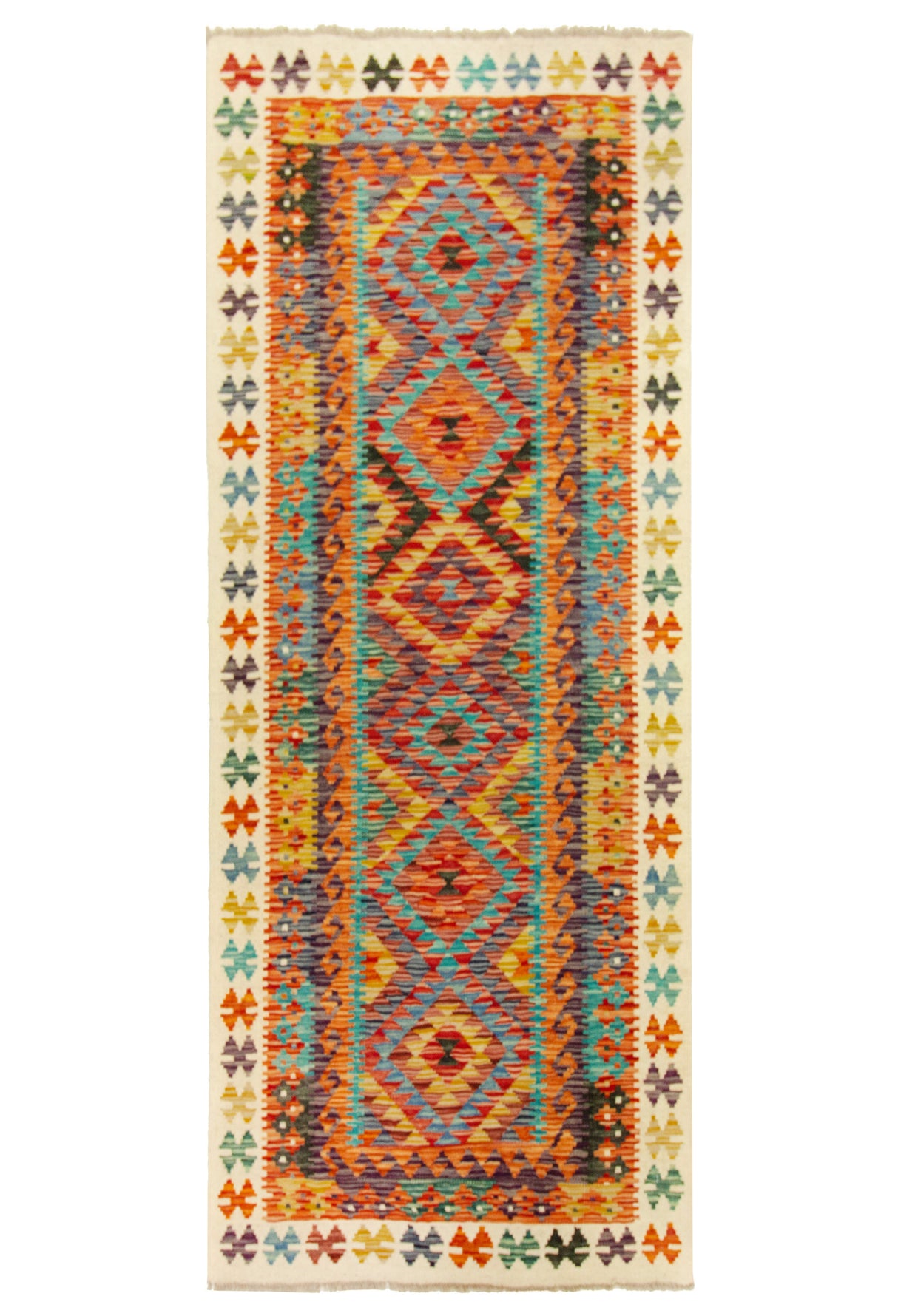 Kilim Afgano | 203 x 90 cm
