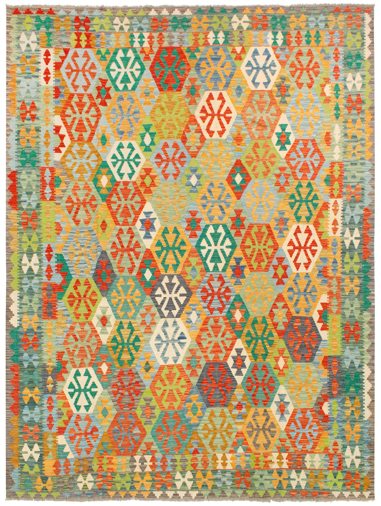 Kilim Afegão | 310 x 254 cm