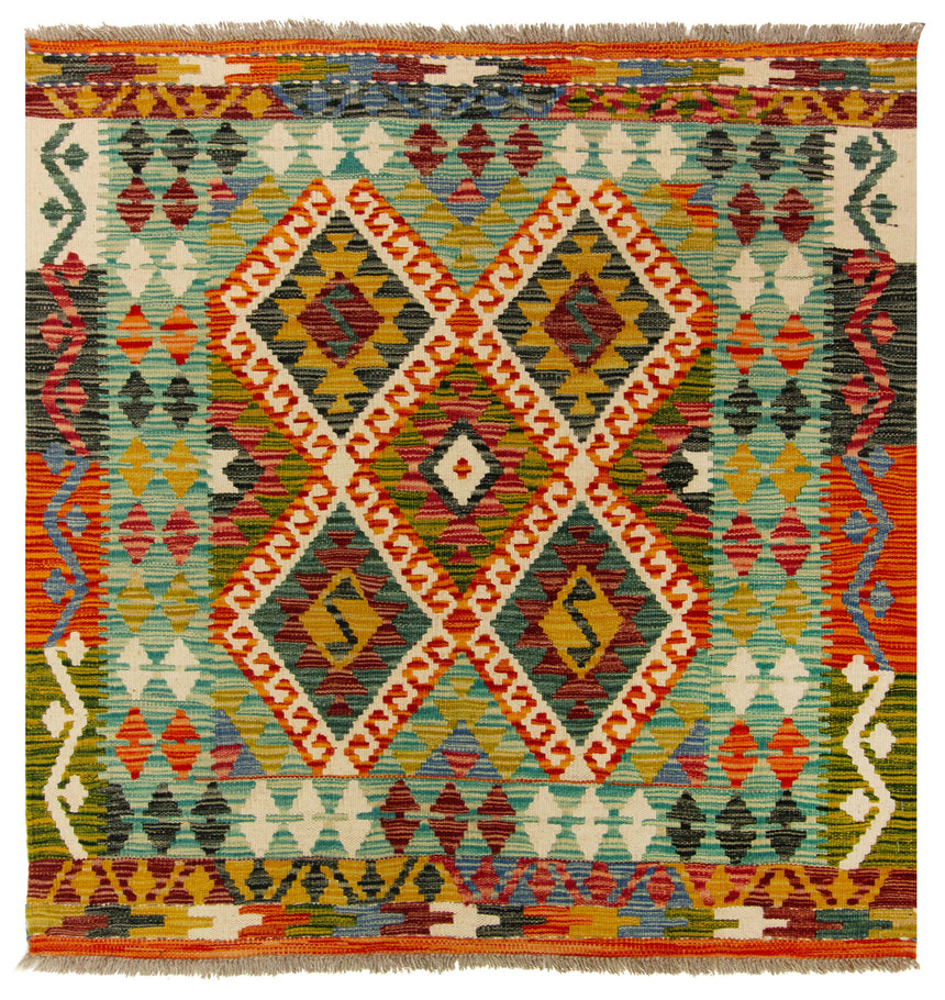 Kilim Afgano | 103 x 100 cm